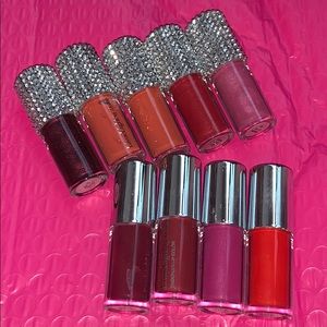 Assortment of mini LimeLife glosses & stains -used